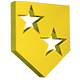 Lawn Mowing Simulator badge Level 2: 2-Stars Medal