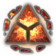 SpellForce: Conquest of Eo badge Foil: Master of the Allfire