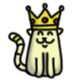 100 hidden cats badge Foil: The Mustachioed King!