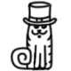 100 hidden cats badge Level 2: The Top Hat Cat!