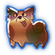 Dogs Organized Neatly badge Level 3: Rare Dog Token