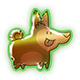 Dogs Organized Neatly badge Level 2: Uncommon Dog Token