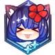 Neko Beach badge Level 2: Turquoise Neko Beach 