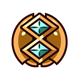 Minishoot' Adventures badge Level 2: Apprentice Scarab
