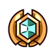 Minishoot' Adventures badge Level 3: Rising Scarab