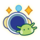 Loddlenaut badge Foil: Loddlenaut and Friend