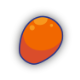 Loddlenaut badge Level 1: Coral Pear
