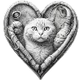Cute Cats badge Foil: I Love Cats