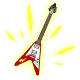 Hi-Fi RUSH badge Level 5: Flying V