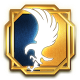 TRIANGLE STRATEGY badge Foil: House Wolffort