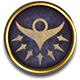 TRIANGLE STRATEGY badge Level 3: Holy State of Hyzante