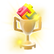 LEGO® Bricktales badge Foil: Everybody's happy!