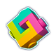 LEGO® Bricktales badge Level 5: Happiness Crystal