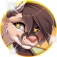 Furry Cyberfucker badge Foil: Cyber Master Furry