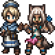 OCTOPATH TRAVELER II badge Level 3: Castti & Ochette