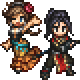 OCTOPATH TRAVELER II badge Level 2: Agnea & Hikari