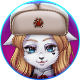 FURRY HITLER badge Level 3: Badge level 3