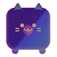 Judgment badge Level 2: Koro-nyan (Black)