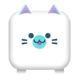 Judgment badge Level 1: Koro-nyan (White)