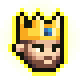 Super Fantasy Kingdom badge Foil: King