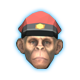 Apewar badge Level 3: Officer Monkey