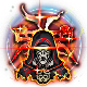 The Bridge Curse 2: The Extrication badge Foil: Ghost King School Badge