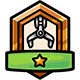 Dungeon Clawler badge Level 1: Claw Novice