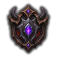Deathless badge Level 1: Worn Emblem