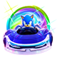 Sonic Racing: CrossWorlds badge Foil: SONIC Badge Foil
