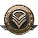 Delta Force badge Level 4: Platinum
