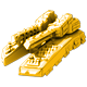 Series 1 - Gold Plated Hovertank