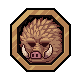 Stray Path badge Level 3: boar
