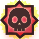 Dice & Fold badge Foil: Damned Roller