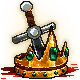 9 Kings badge Foil: King