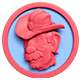 SWAPMEAT badge Level 2: Plastic