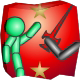 Stickman Killing Zombie badge Level 2: Fighter