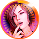 Cybersex: Lust Story badge Foil: Foil_girl