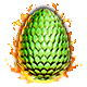 Egging On badge Level 5: Dragon Egg
