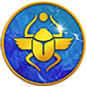 Total War: PHARAOH DYNASTIES badge Foil: Pharaoh