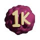 Nubby's Number Factory badge Level 2: Thousand Peg