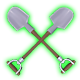 iDigging badge Level 1: Shovel Rookie
