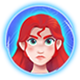 Mai: Child of Ages badge Foil: Mai Teen