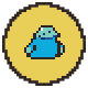 Everything is Crab badge Level 2: Everything is Crab Yellow Badge