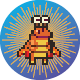 Everything is Crab badge Foil: Everything is Crab Crabby Badge
