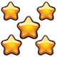 Crazy Belts badge Level 5: 5 stars!