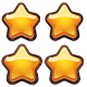 Crazy Belts badge Level 4: 4 Stars