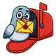 Wonky Pigeon! badge Level 2: Mailbox Raider