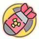 President for a Day - Floodings badge Foil: Nuke