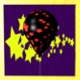 Series 1 - Super Black Balloon with Stars Badge