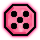 Incredicer badge Level 5: Ruby Dice